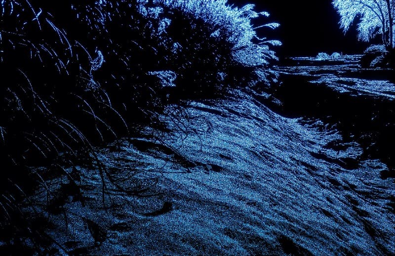 최수환_Emptiness_moonlight · LED Laminate · 97x145.5x10cm · 2017 · Emptiness_moonlight · LED Laminate