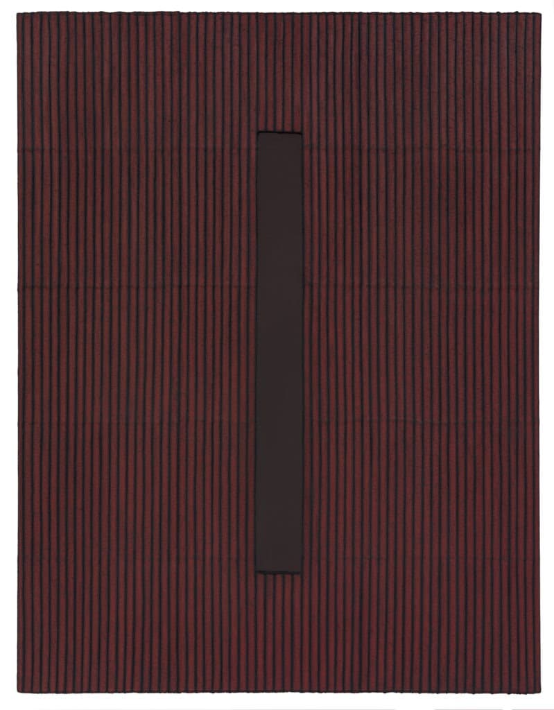 Ecriture No.030329 · 캔버스에 혼합매체와 풀먹인 한지 · 145.5x112.3cm · 2003 · Ecriture No.030329 · Mixed media with Korean Hanji paper on canvas