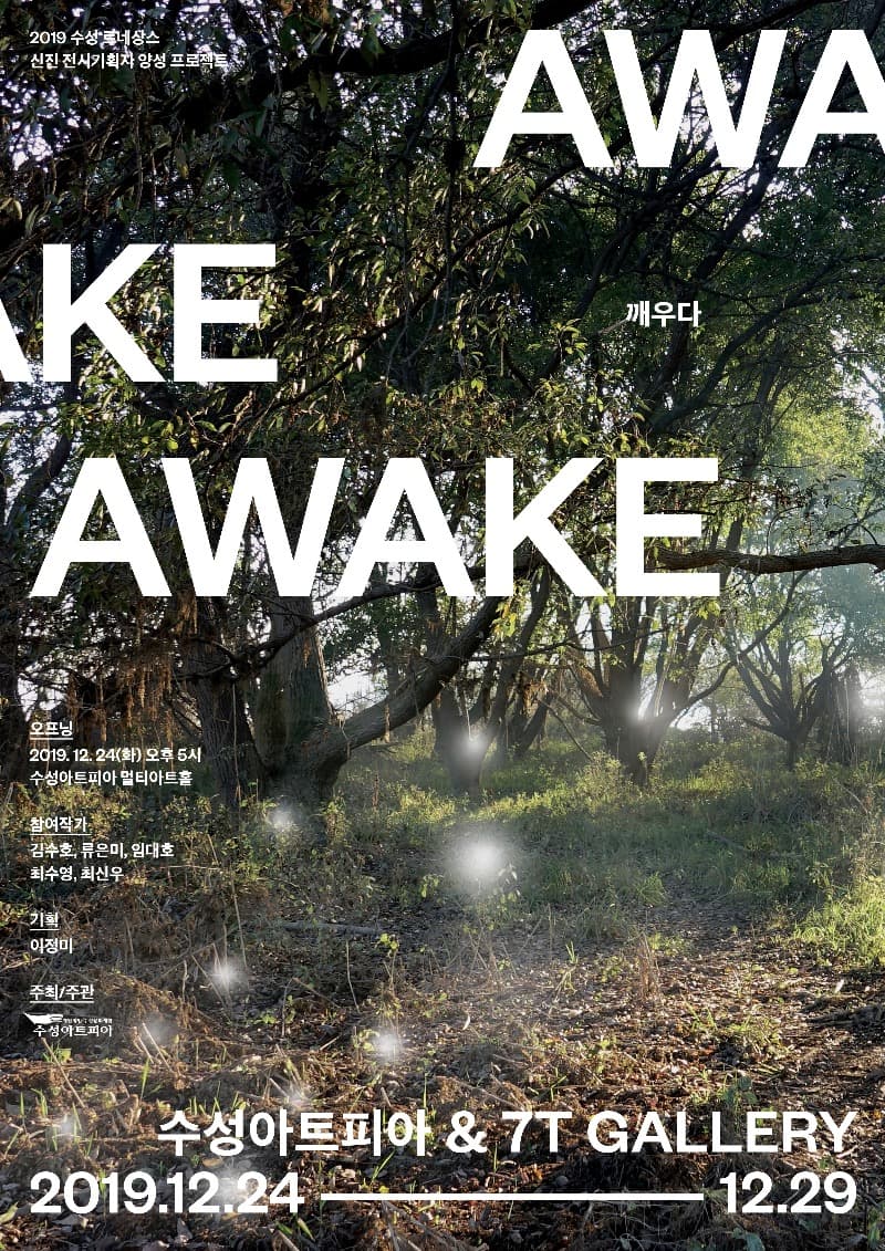 AWAKE 2019 수성르네상스 신진 전시기획자 양성 프로젝트展 포스터