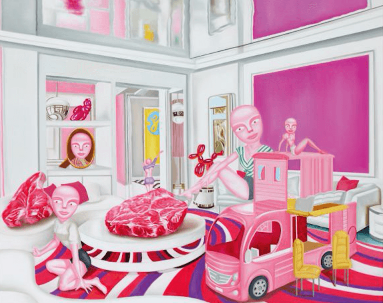 페이크 라이프3 · oil on canvas · 162.2 x 130.3cm · 2017 · oil on canvas