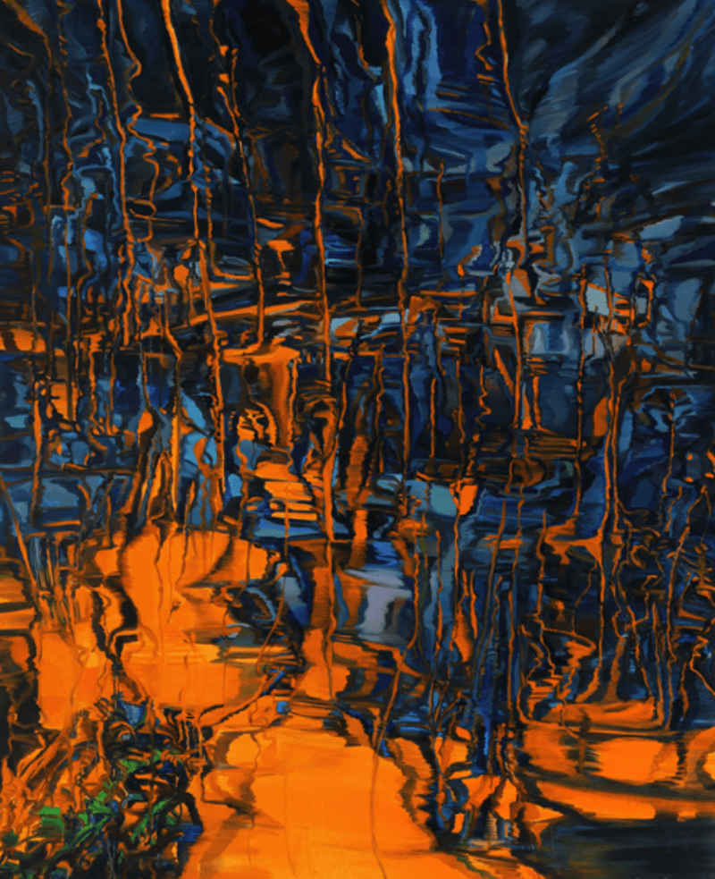 Blue Light I · 캔버스에 유채 · 162.2×130.3cm · 2019