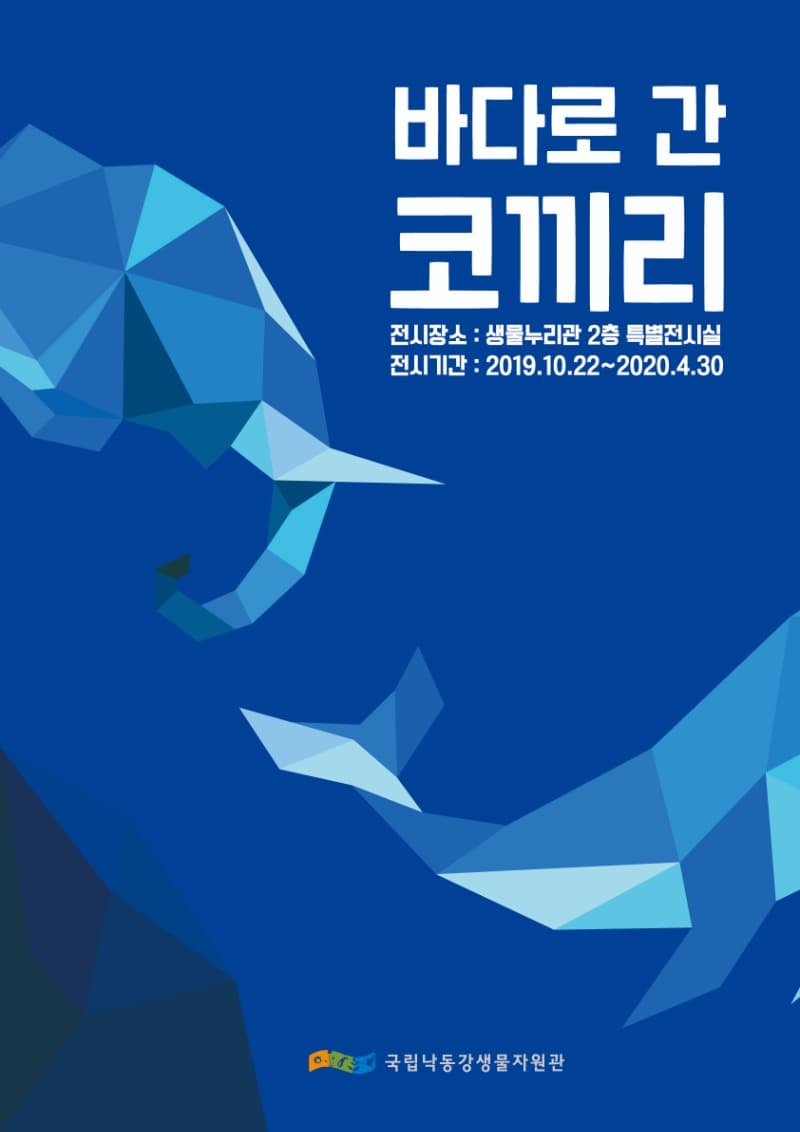 바다로 간 코끼리 포스터