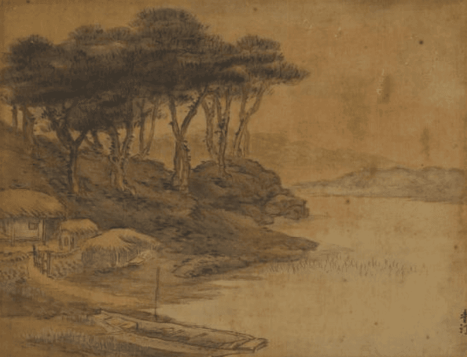 이여성_무제 · Painting on silk · 28x36cm · Unknown · Lee Yeo-sung_Unltitled · Painting on silk