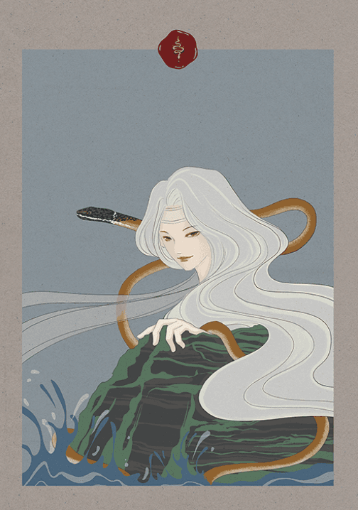 <오름 상상 그림 하나, 서쪽 열두 오름> 전시작품 · <An Imaginative Picture of  Oreum, and 12 Western Oreums> Exhibition Piece