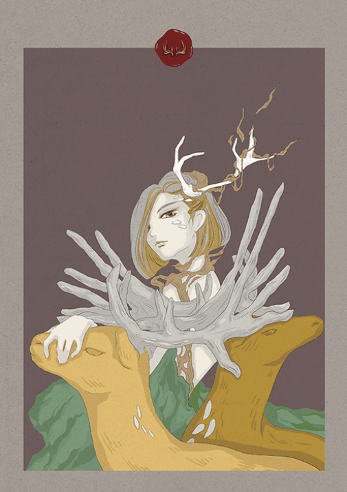 <오름 상상 그림 하나, 서쪽 열두 오름> 전시작품 · <An Imaginative Picture of  Oreum, and 12 Western Oreums> Exhibition Piece