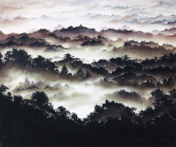 아시아전도 · 캔버스에 유채 · 60.6x72.7 cm · 2019 · Asia Map · Oil on canvas
