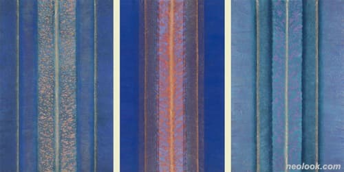 빛의 울림(삼부작) · 혼합매체 · 180×360cm · 2019 · The Echo of Light(trilogy) · Mixed media