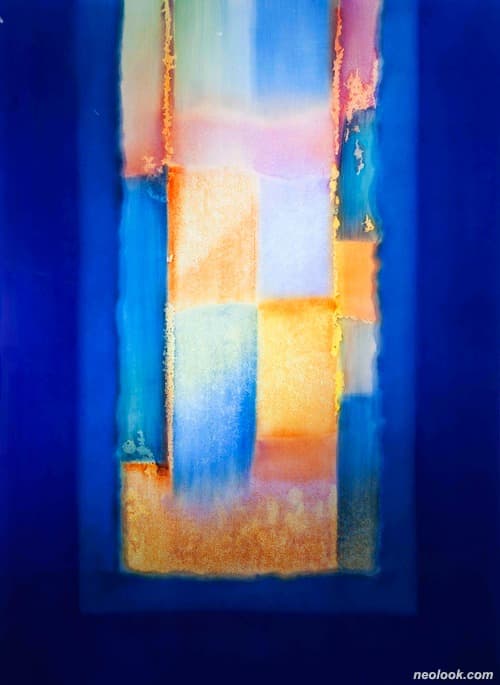 빛의 보표 · 혼합매체 · 150×112.5cm · 2012 · The Stave of Light · Mixed media
