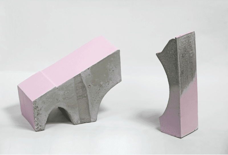 T2 · Paint on concrete · Variable installation · 2019 · T2 · Paint on concrete