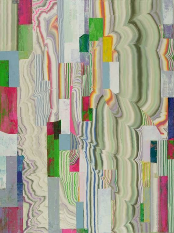 p1827 Electronic Nostalgia · Oil on canvas · 121.5x91cm · 2018 · p1827 Electronic Nostalgia · Oil on canvas
