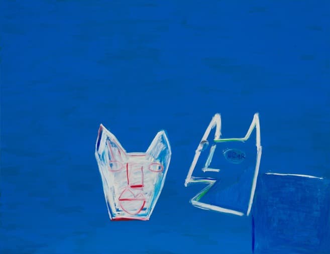 Dear · 캔버스에 아크릴 · 112x45cm · 2019 · Dear · Acrylic on canvas