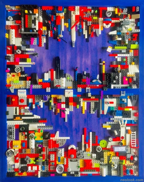 제한적 자유 · 레고 · 73×58cm · 2019 · Limited Freedom · Lego