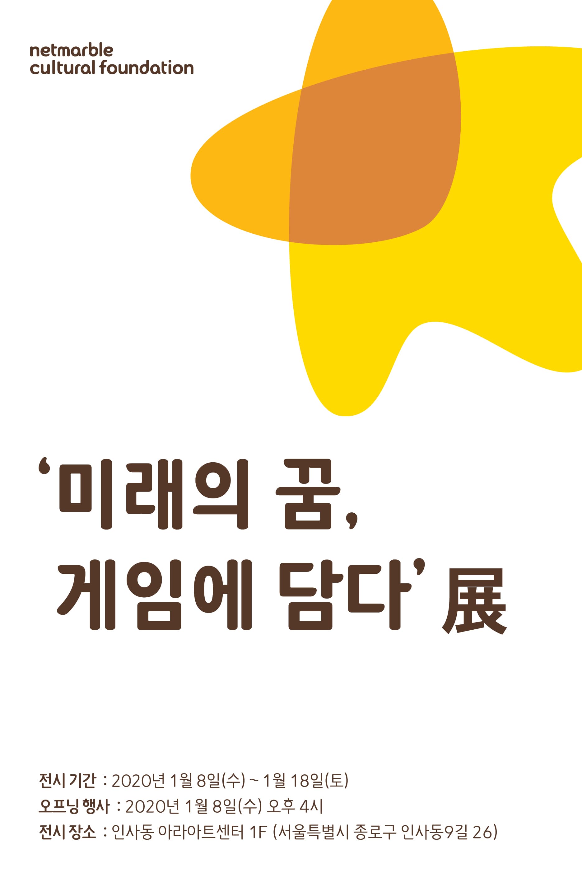 미래의 꿈, 게임에 담다  포스터