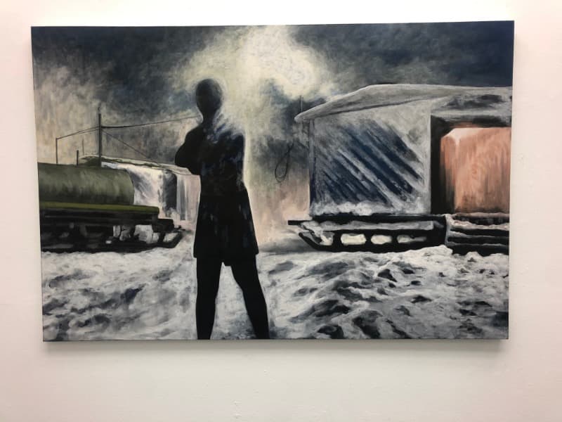 열기 · 한지에 채색 · 97x145.5cm · 2019