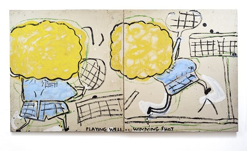 Playing Well · Oil on canvas · 183cmx340cm · 2016 · Playing Well · Oil on canvas