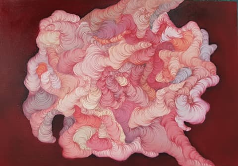 이영주/부유浮遊 · 캔버스에 유채 · 25.7x18cm · 2018 · Lee Young-joo/Float · Oil on Canvas
