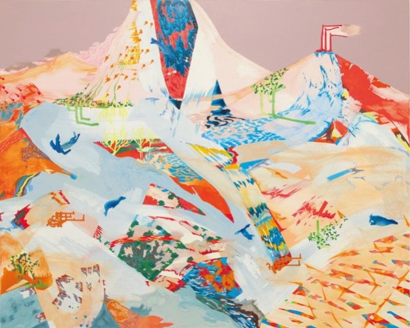 임자혁, The Twists and Turns · 캔버스에 아크릴 · 130.3x162cm · 2009 · Yim Ja-hyuk, The Twists and Turns · Acrylic on Canvas