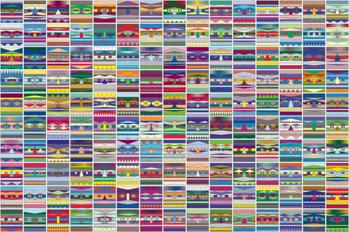 군상2 · Pigment Print · 80x120cm · 2020 · A large group of people 2 · Pigment Print