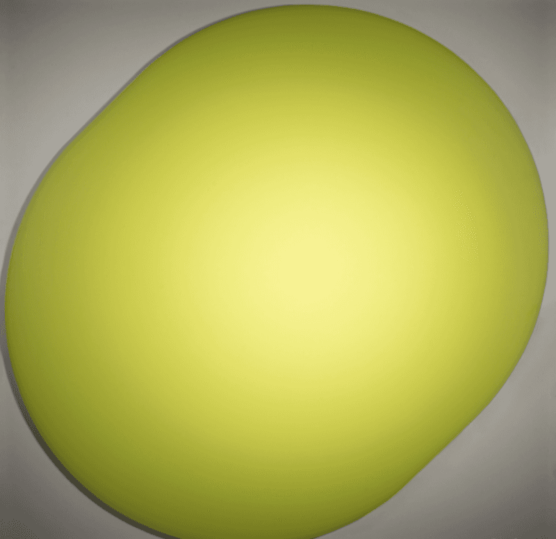 underpainting 0037 · 무반사 유리에 채색 · 100x100cm · 2015 · underpainting 0037