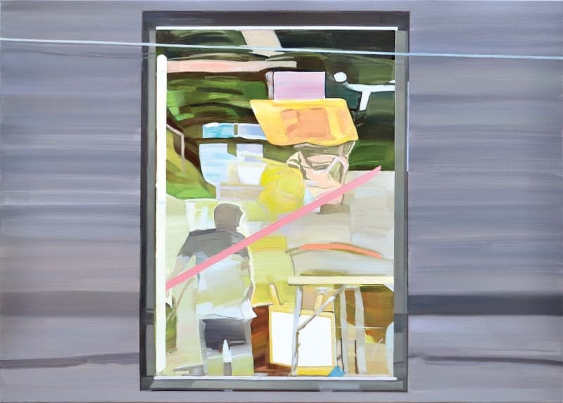 김나나_Various Installation(an instant response of color) · oil on canvas · 65×91cm · 2019 · Various Installation(an instant response of color) · oil on canvas