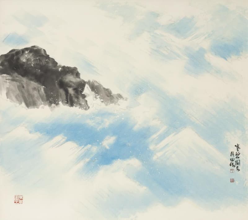 조음 · 종이에 수묵담채 · 71.5 x 80 cm · 연도미상