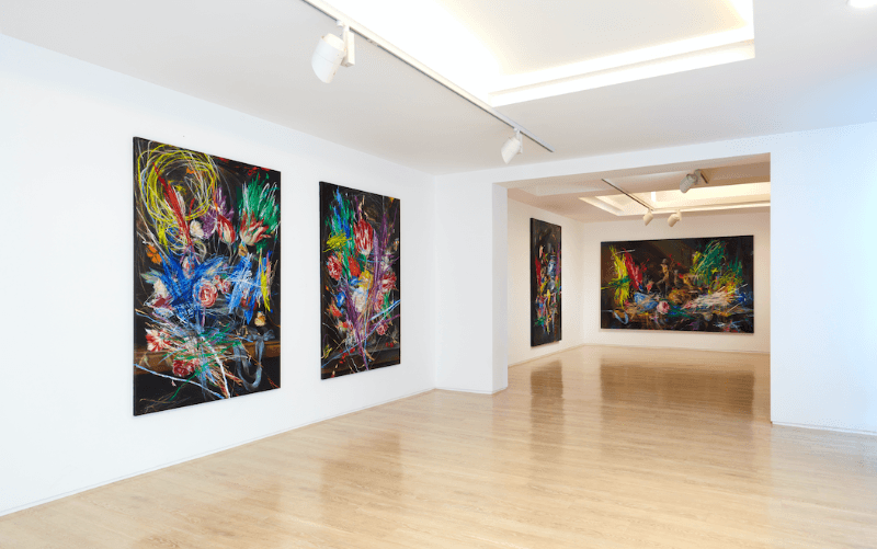 Installation view of Father Still Life Series