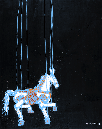 Another line · Acrylic on canvas · 72.7x91cm · 2019 · Another line · Acrylic on canvas
