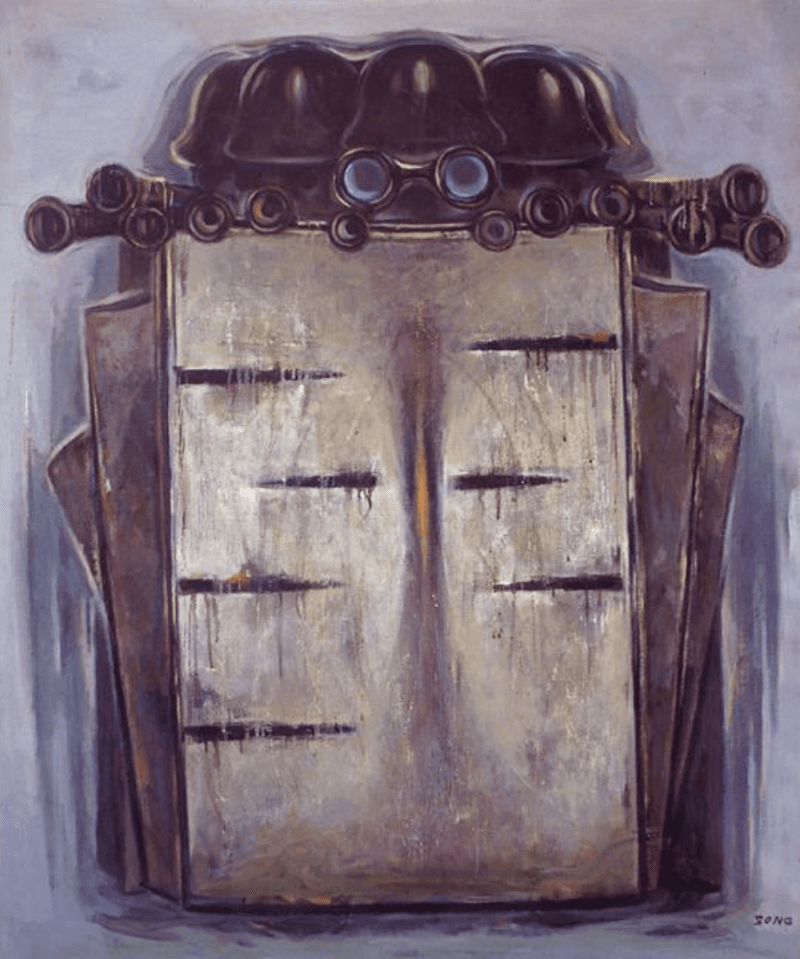 송영옥-5.17-_80광주 · oil on canvas · 145.5x112.1cm · 1981