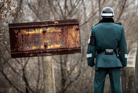 DMZ_JSA #1 · Archival Pigment Print · ⓒ박종우 · DMZ_JSA #1 · Archival Pigment Print