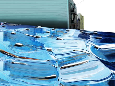 City Blue 2 · Diasec on Pigment Print · 80x60cm, Ed. 1/6 · 2020 · City Blue 2 · Diasec on Pigment Print