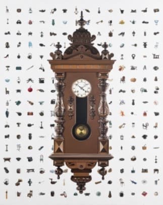 말과 글-시간의 그물에 걸린 시간 · Acrylic on canvas · 162x130cm · 2019[출처] 가나아트센터 · The Words-Time Spent in a Tie Net · Acrylic on canvas