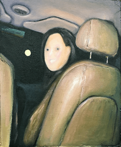 엄마 · oil on canvas · 27x22cm · 2019 · Mom · oil on canvas