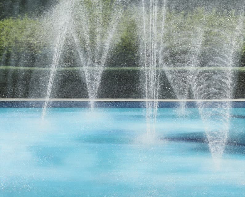 White Curve 3 · Oil on Canvas · 130.3x162.0cm · 2018 [출처] 갤러리 룩스 - 홈페이지 · White Curve 3 · Oil on Canvas