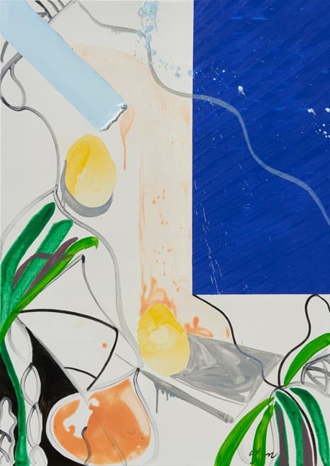 The hidden flux - Blue Passage · acrylic and oil on canvas · 105 x 75 cm · 2019 [출처] 우손갤러리 - 홈페이지 · The hidden flux - Blue Passage · acrylic and oil on canvas