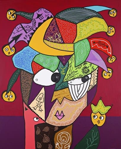 a human tree3 · acrylic on canvas · 50x60cm · 2020 · a human tree3 · acrylic on canvas