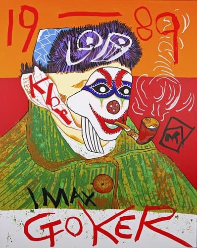 GOKER · acrylic on canvas · 90x72cm · 2019 · GOKER · acrylic on canvas