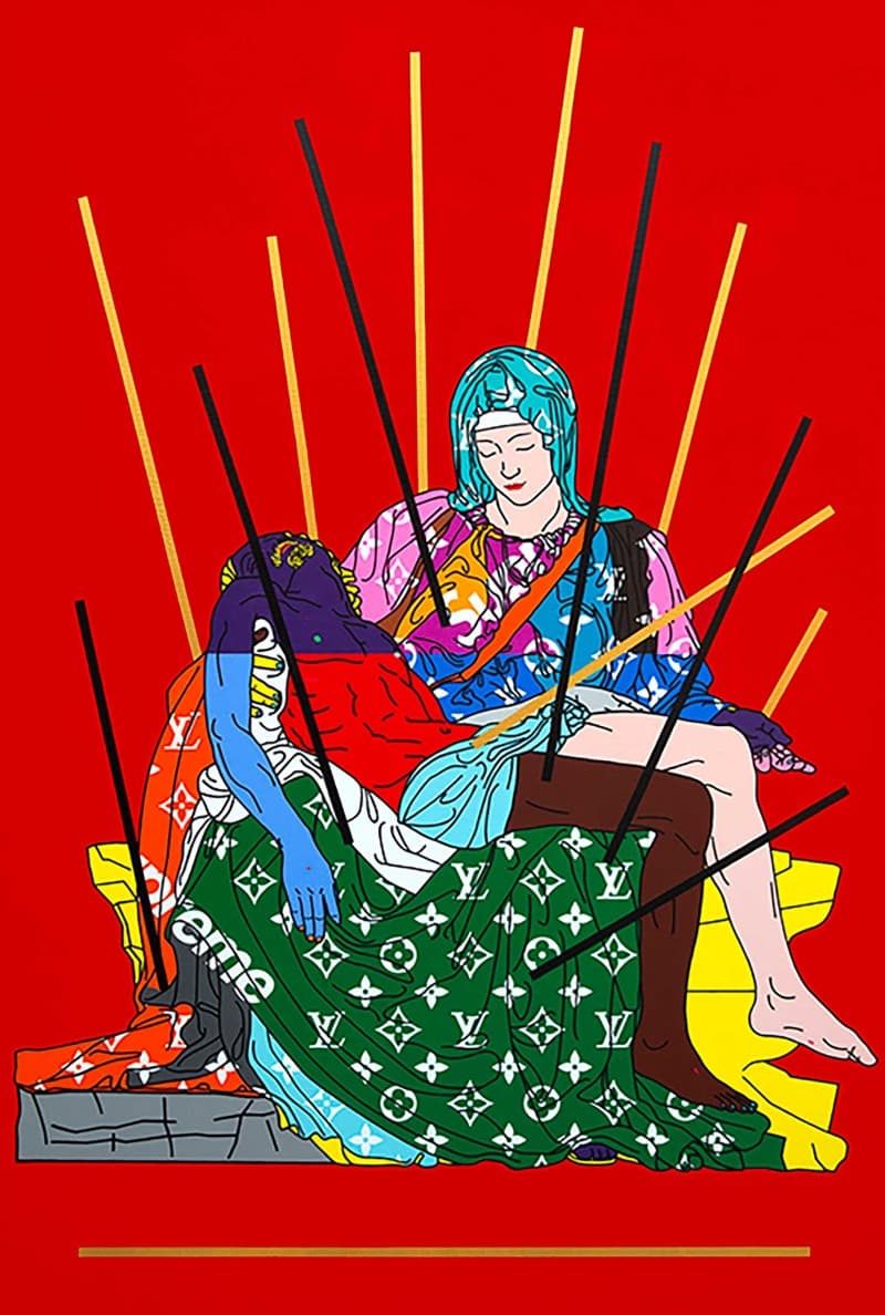 Pieta · 캔버스에 아크릴 · 130.3x193.9cm · 2020 [출처] 신세계갤러리 홈페이지 · Pieta