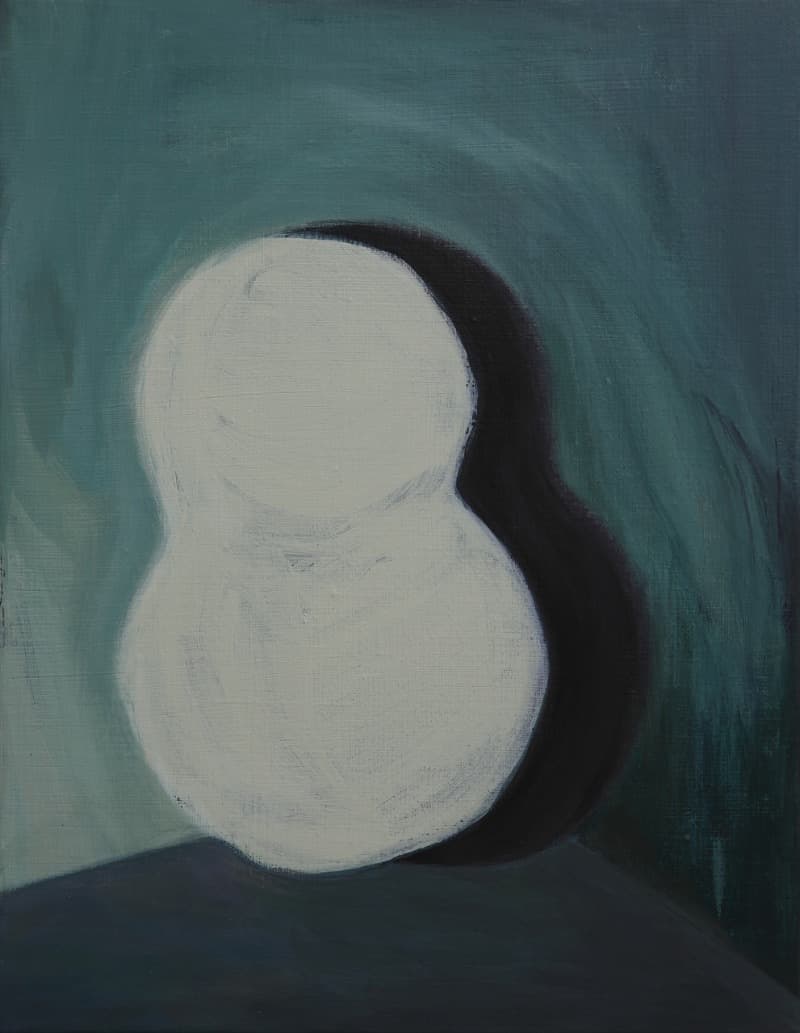그림자 아이 · 캔버스에 아크릴채색 · 40.9×31.8cm · 2020