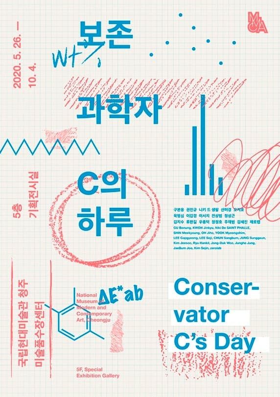 [온라인 전시] 보존과학자 C의 하루 포스터