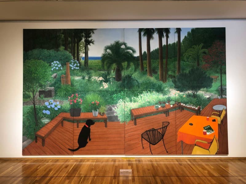 The Terrace · Color on canvas · 324x520cm · 2019 · The Terrace · Color on canvas