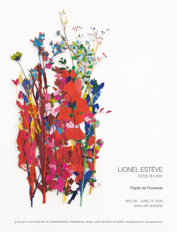 리오넬 에스테브 개인전 Lionel Esteve 포스터