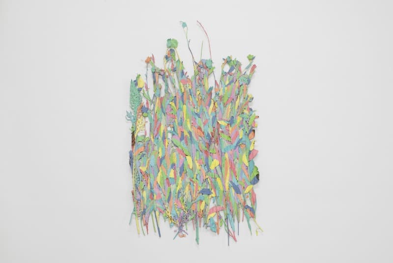 Papier de Provence · Pressed plants, watercolor, frame · 71x81cm · 2016 [출처] 가나아트 홈페이지 · Papier de Provence · Pressed plants, watercolor, frame