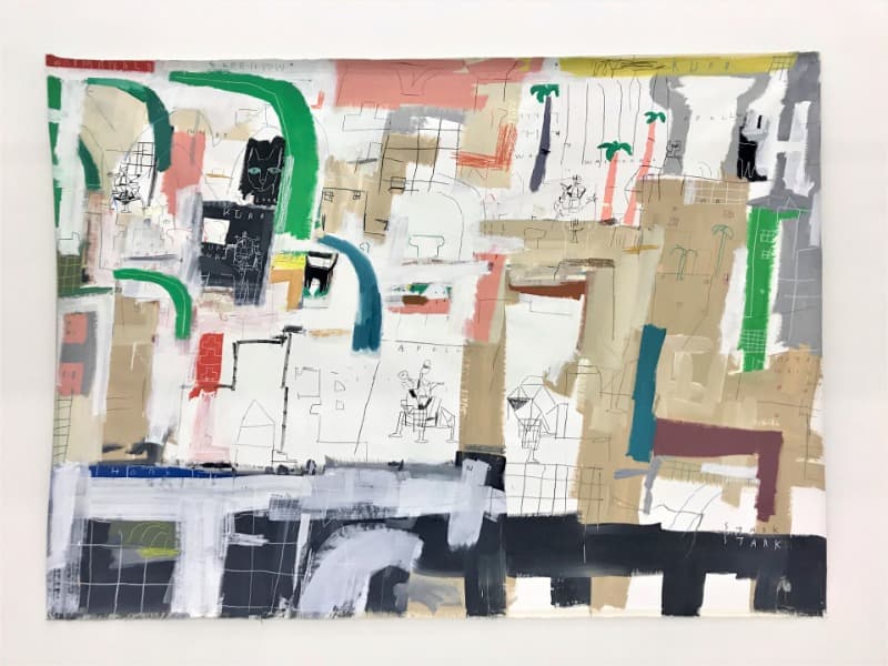 아폴로와 함께 하와이로 다시…그리고 · 218x300cm · 2020