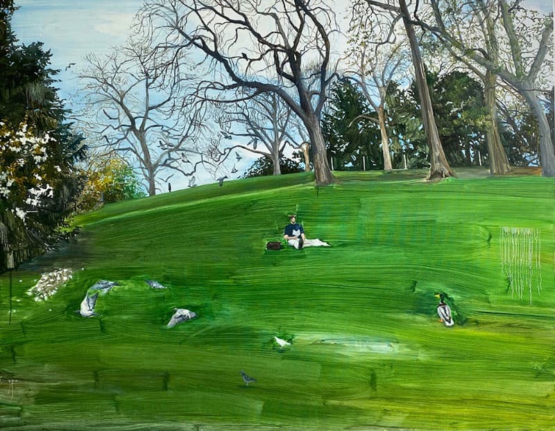 관조 · Oil on canvas · 116.5x91cm · 2020 · Oil on canvas