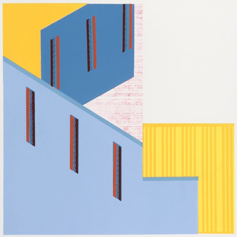 Kim Chanhyun_Decomposition19-4 · silkscreen · 25x25c · 2019 · Kim Chanhyun_Decomposition19-4 · silkscreen