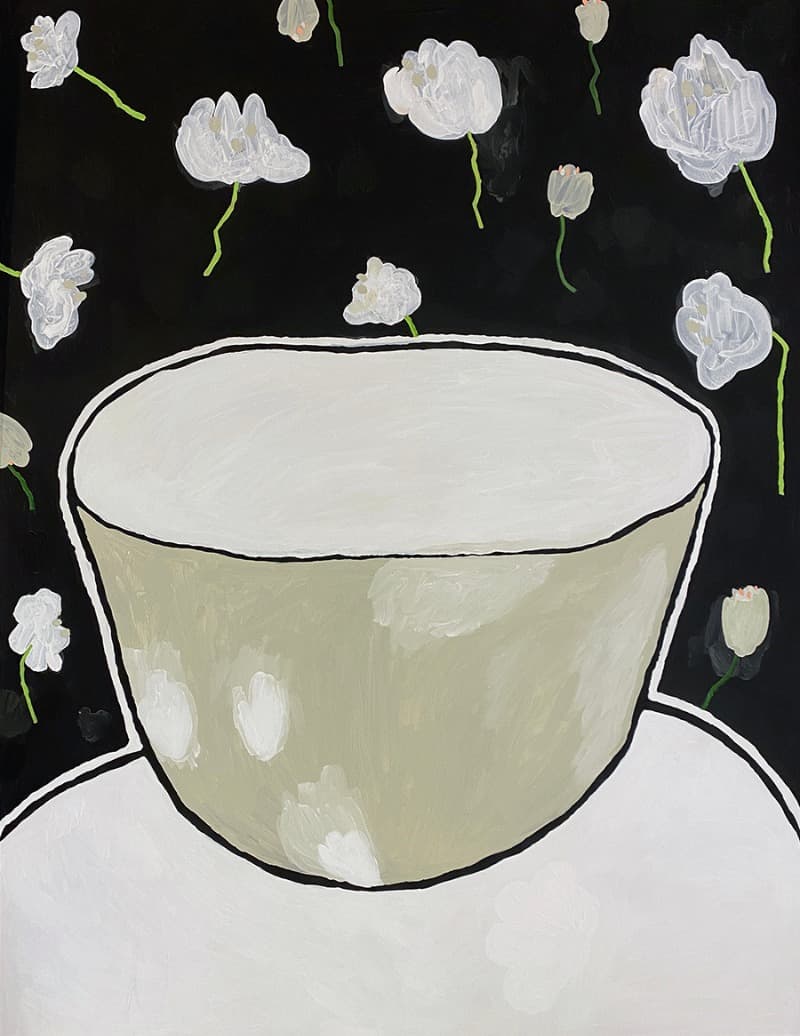 큰 그릇되기 · acrylic on canvas · 112 X 145.5cm · 2020 · acrylic on canvas