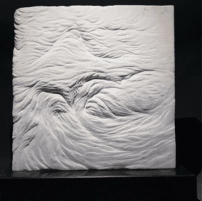 자연속 풍경 · 대리석 · 50x50x60cm · 2020, [출처] 단원미술관 홈페이지