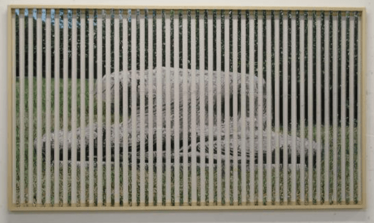 경주'94 무두석불 · Photo, wood, relief · 75x130cm · 2010 [출처] 대구미술관 홈페이지 · Photo, wood, relief