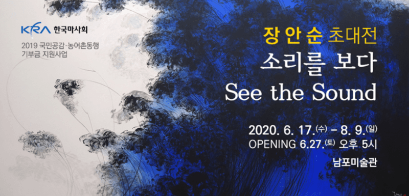 장안순 초대전 : 소리를 보다