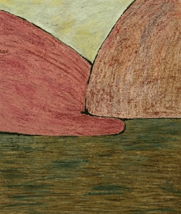 Crunch · Oil on cotton · 130x150cm · 2019 [출처] space k/과천 홈페이지 · Crunch · oil on cotton